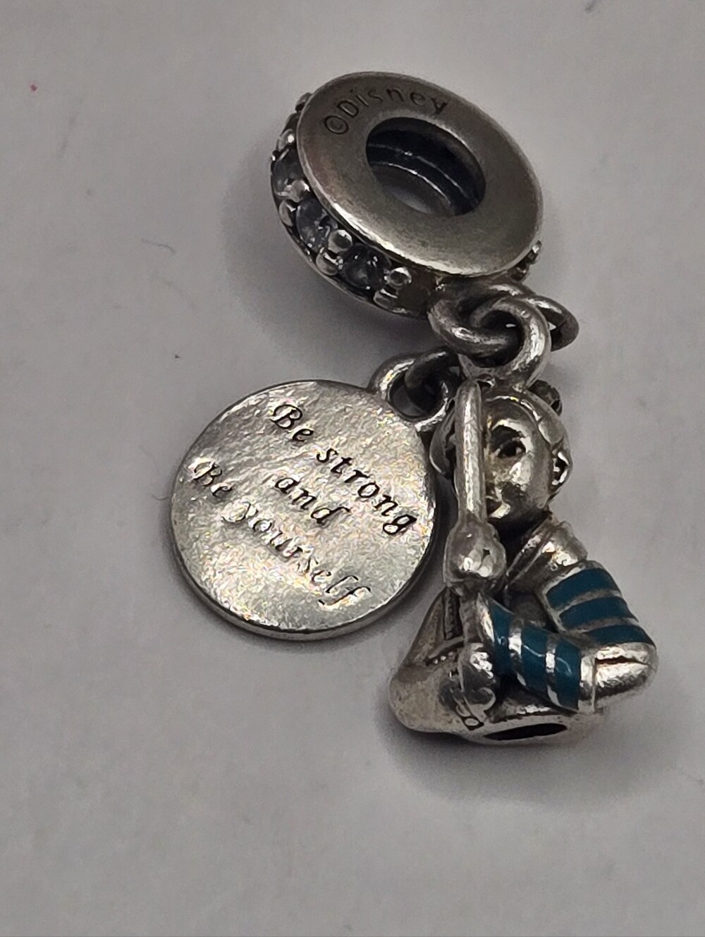 Pandora Be Strong And Be Yourself Disney Mulan CZ Dangle Charm